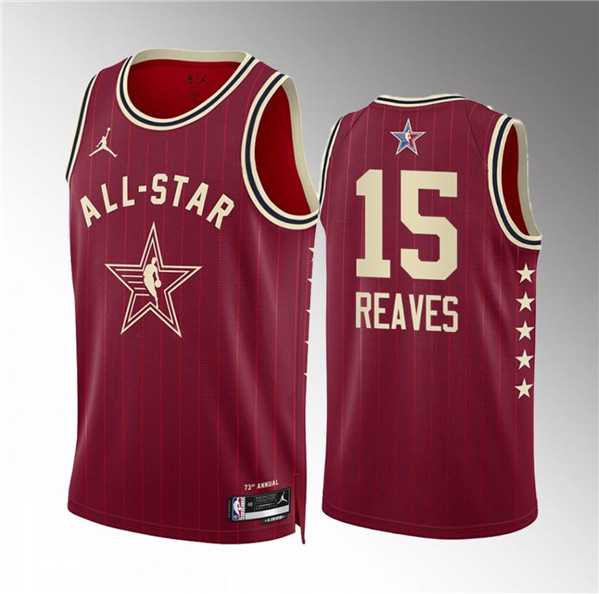 Mens 2024 All-Star #15 Austin Reaves Crimson Stitched Basketball Jersey->2024 all star->NBA Jersey